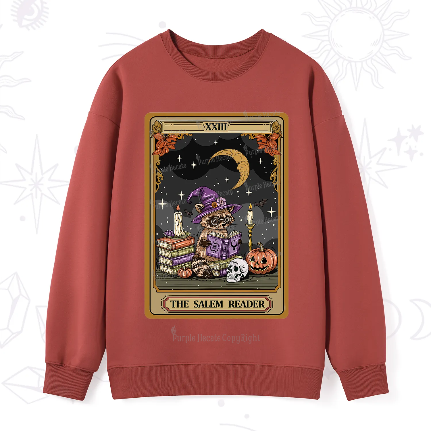 Purplehecate The Salem Reader Tarot Sweatshirt