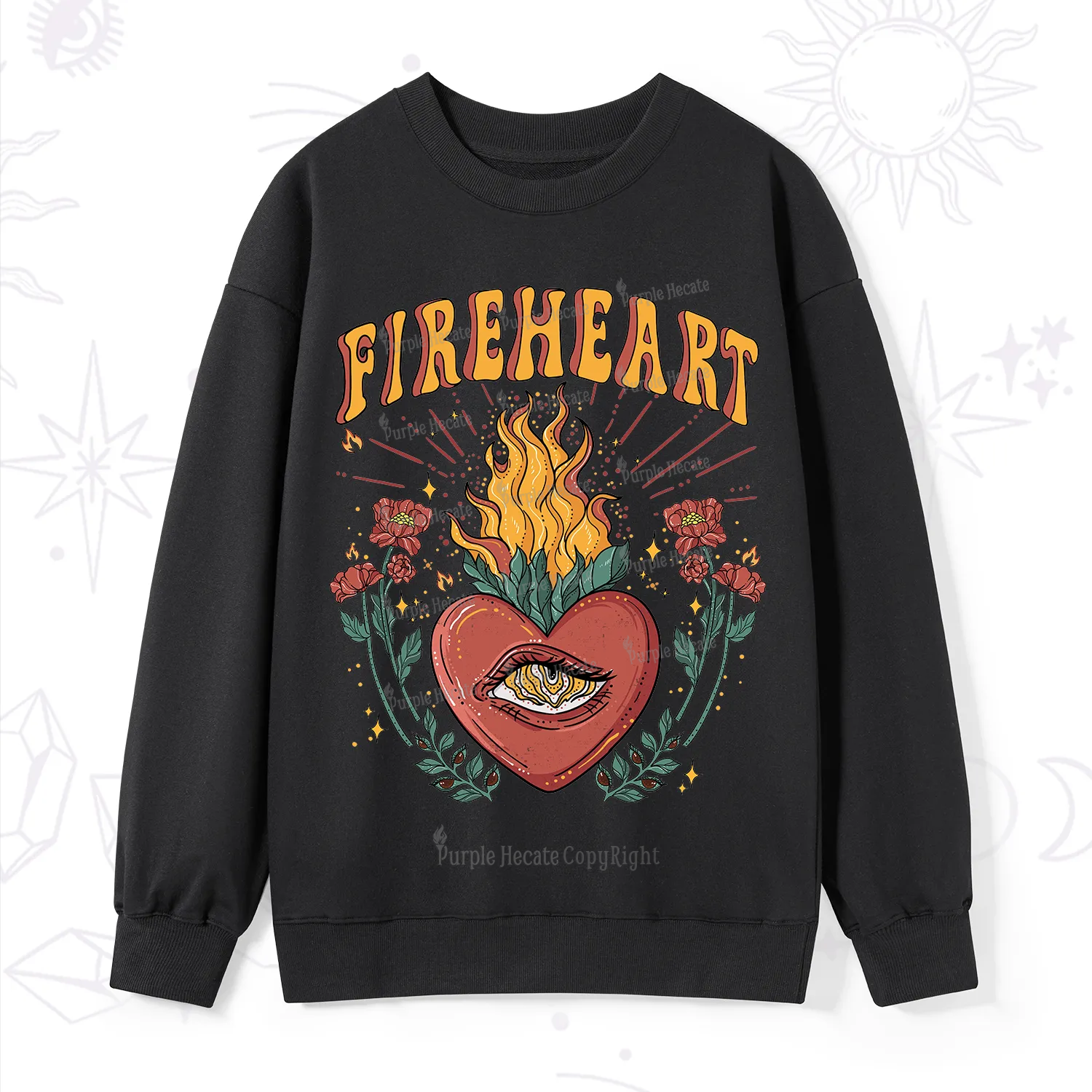 Purplehecate Fireheart Sweatshirt