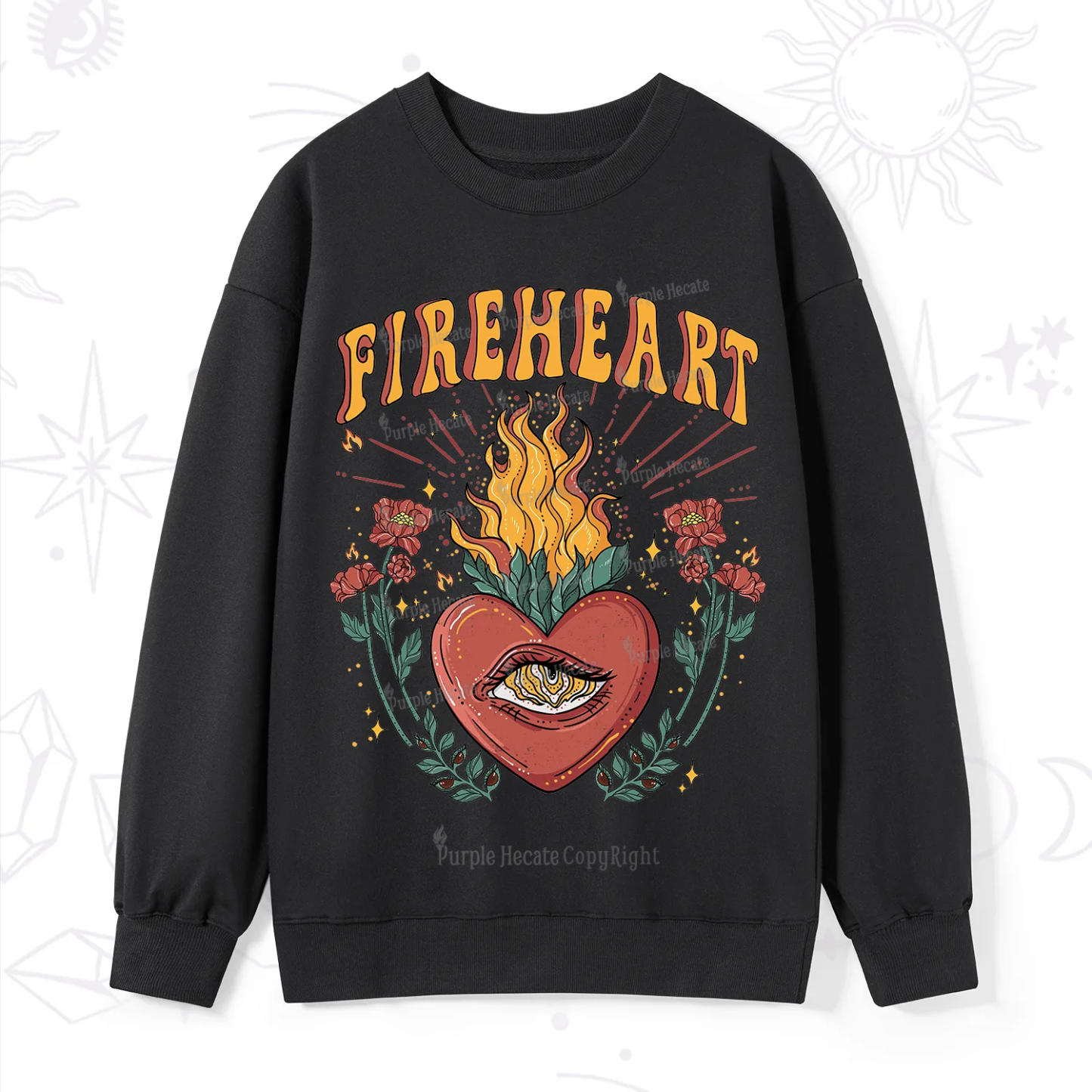 Purplehecate Fireheart Sweatshirt