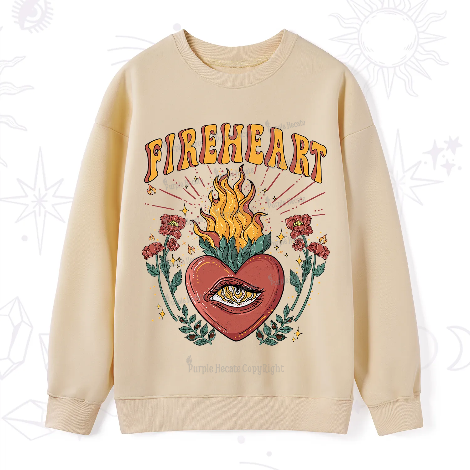 Purplehecate Fireheart Sweatshirt