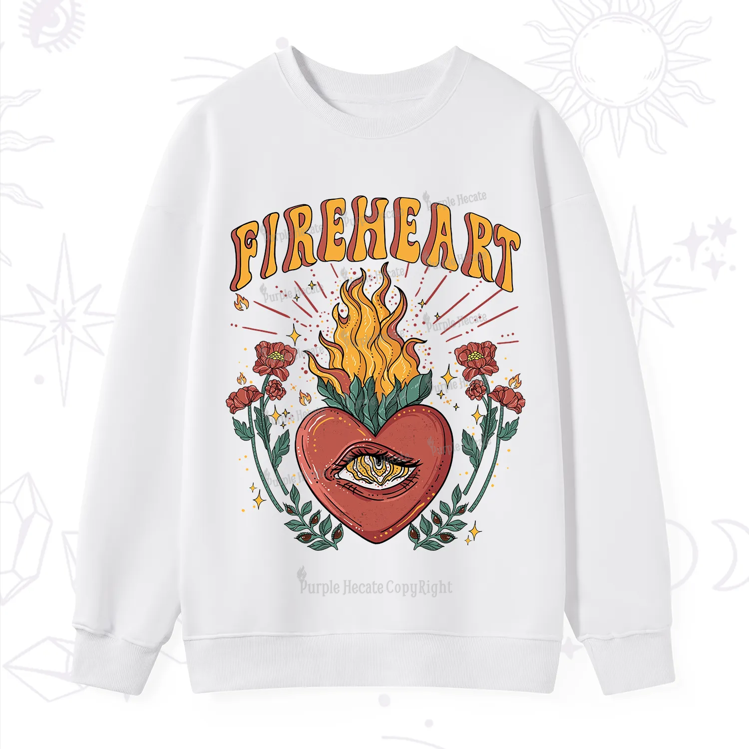 Purplehecate Fireheart Sweatshirt