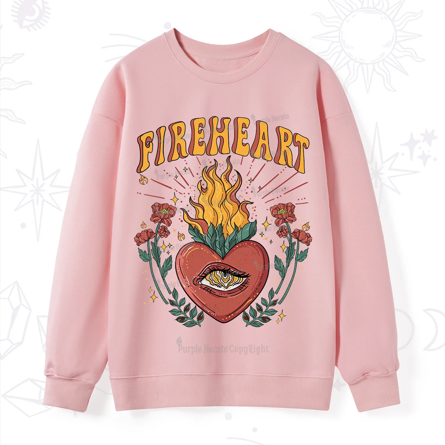 Purplehecate Fireheart Sweatshirt