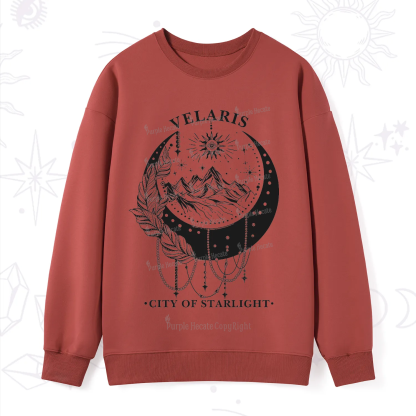 Purplehecate Moonlit Peaks of Starlight Sweatshirt