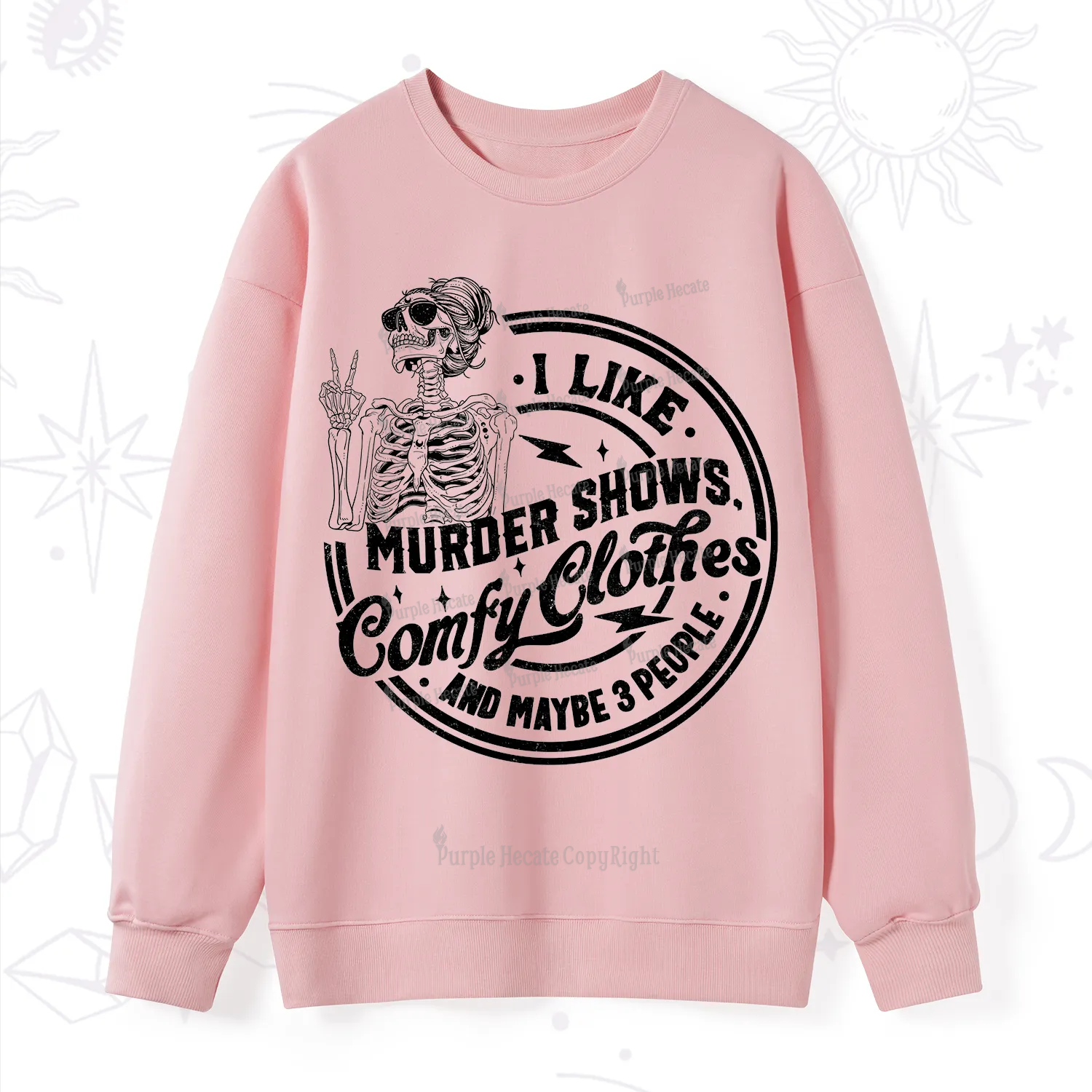 Purplehecate I Like Murder Shows Comfy Clothes And Maybe 3 People Sweatshirt