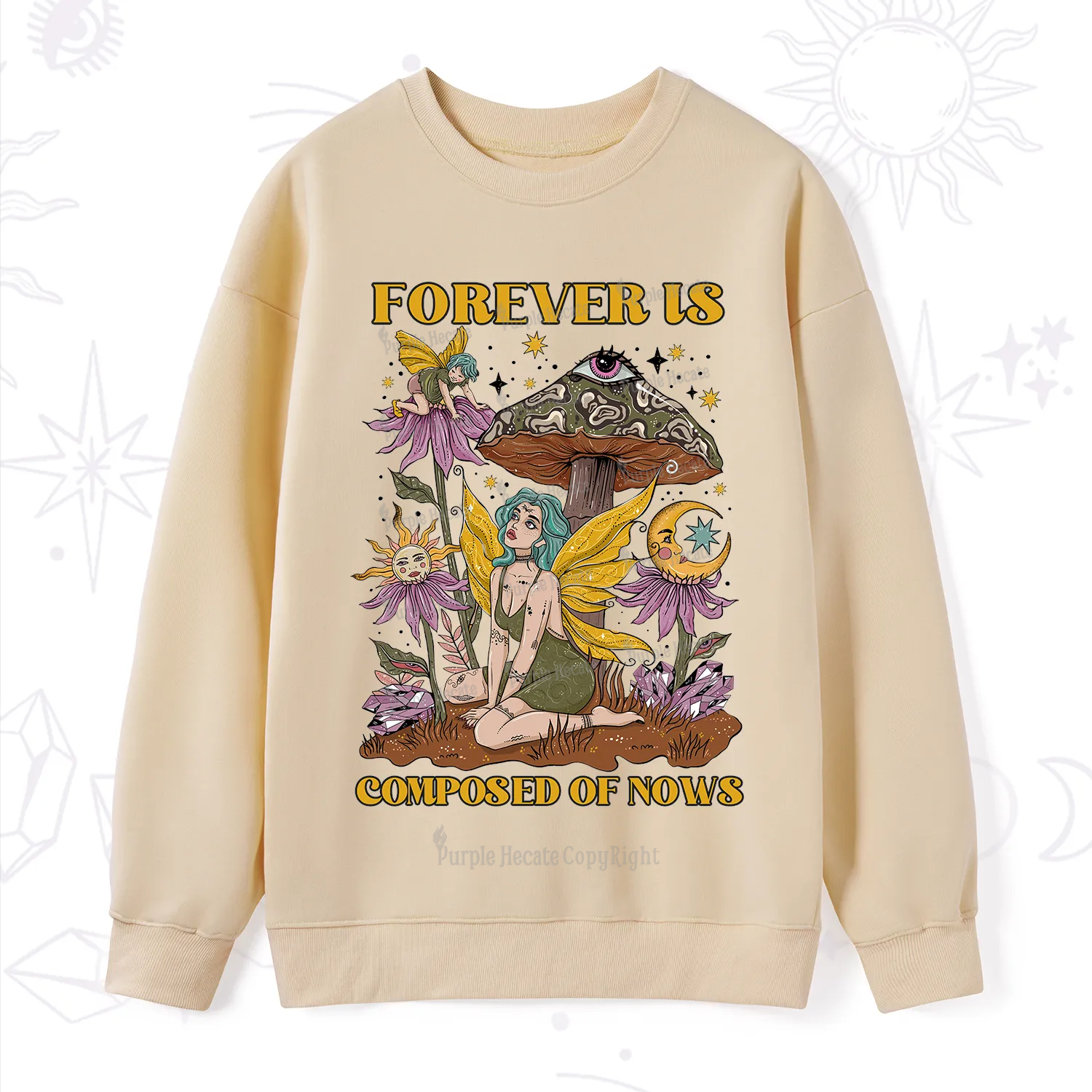 Purplehecate Forever Is Composed Of Nows Sweatshirt