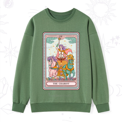 Purplehecate The Chariot Tarot Sweatshirt
