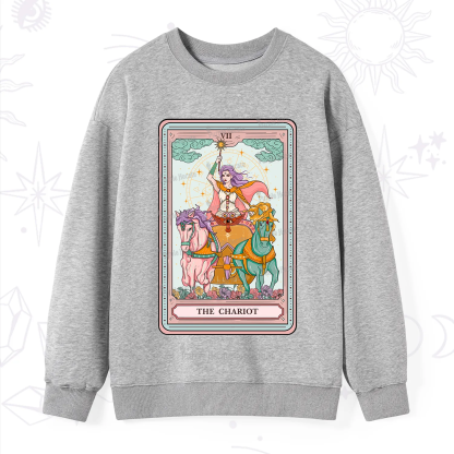 Purplehecate The Chariot Tarot Sweatshirt