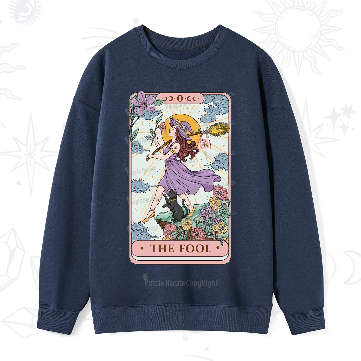 Purplehecate The Witchling Fool Tarot Sweatshirt