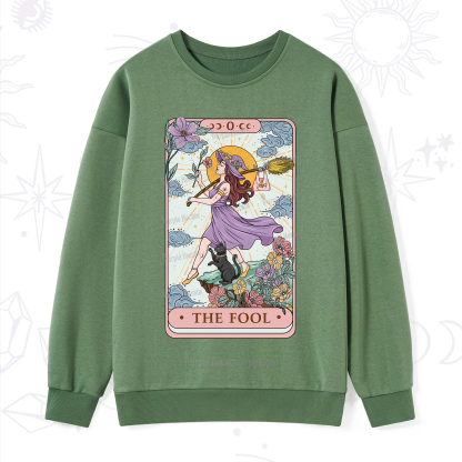 Purplehecate The Witchling Fool Tarot Sweatshirt