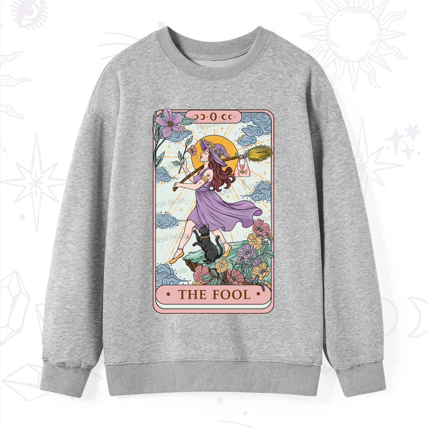 Purplehecate The Witchling Fool Tarot Sweatshirt