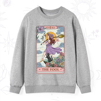 Purplehecate The Witchling Fool Tarot Sweatshirt