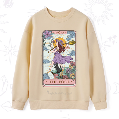 Purplehecate The Witchling Fool Tarot Sweatshirt