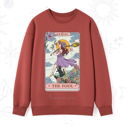 Purplehecate The Witchling Fool Tarot Sweatshirt