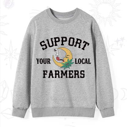 Purplehecate Support Your Local Farmer Sweatshirt