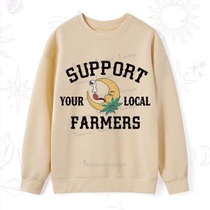 Purplehecate Support Your Local Farmer Sweatshirt