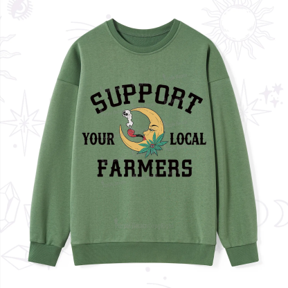 Purplehecate Support Your Local Farmer Sweatshirt