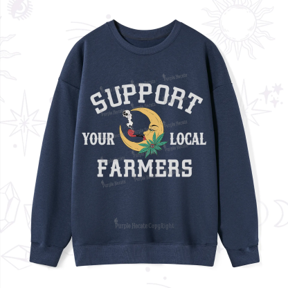 Purplehecate Support Your Local Farmer Sweatshirt