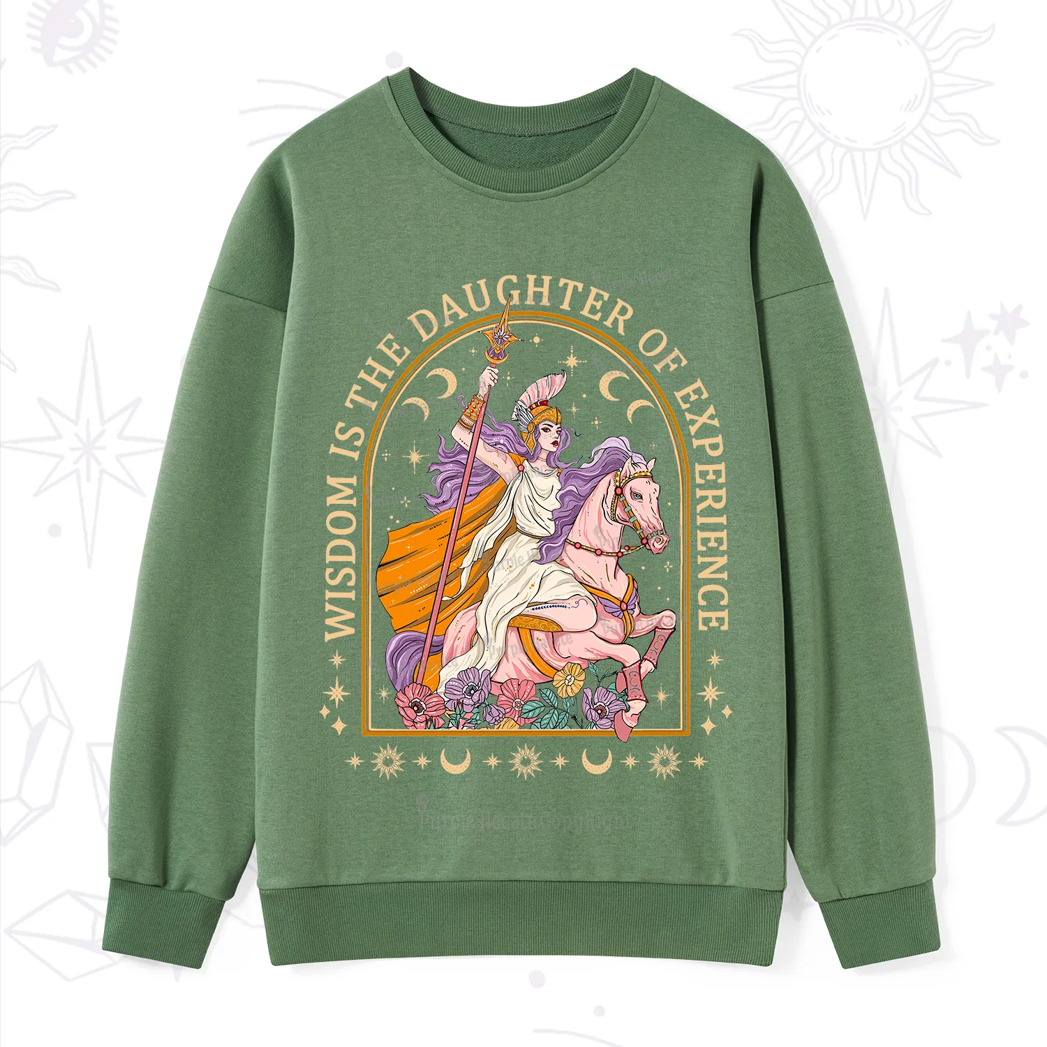 Purplehecate Wisdom Is The Daughter Of Experience Sweatshirt