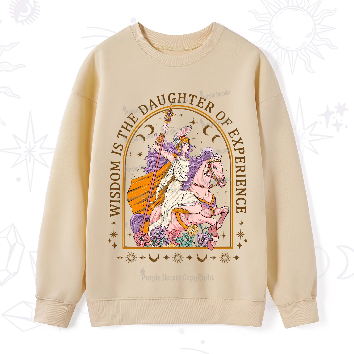 Purplehecate Wisdom Is The Daughter Of Experience Sweatshirt