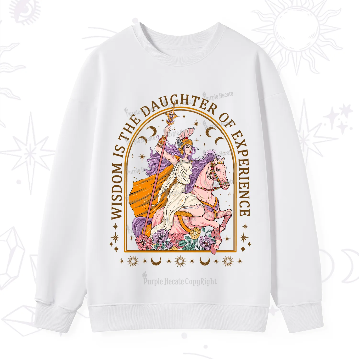 Purplehecate Wisdom Is The Daughter Of Experience Sweatshirt