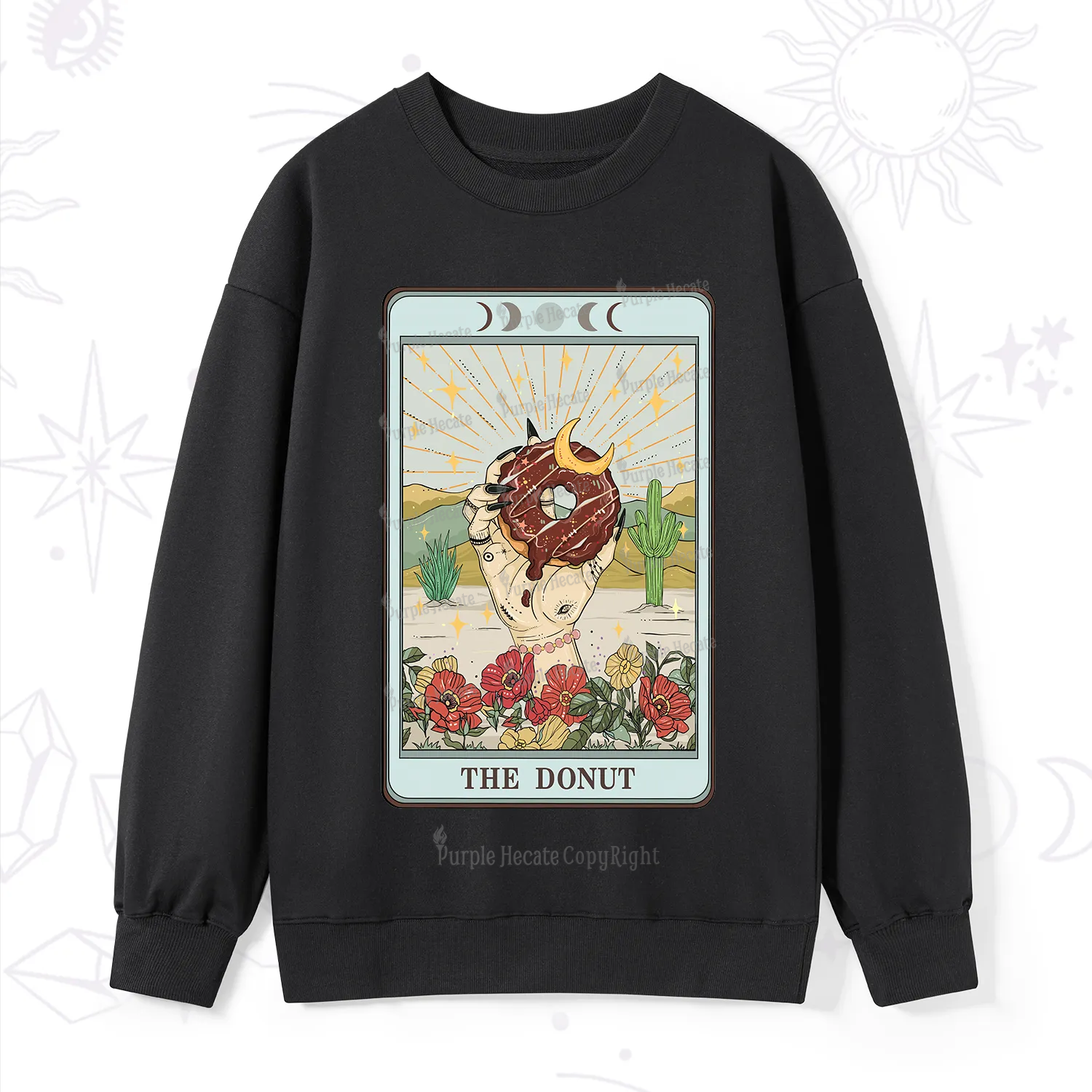Purplehecate The Donut Tarot Sweatshirt