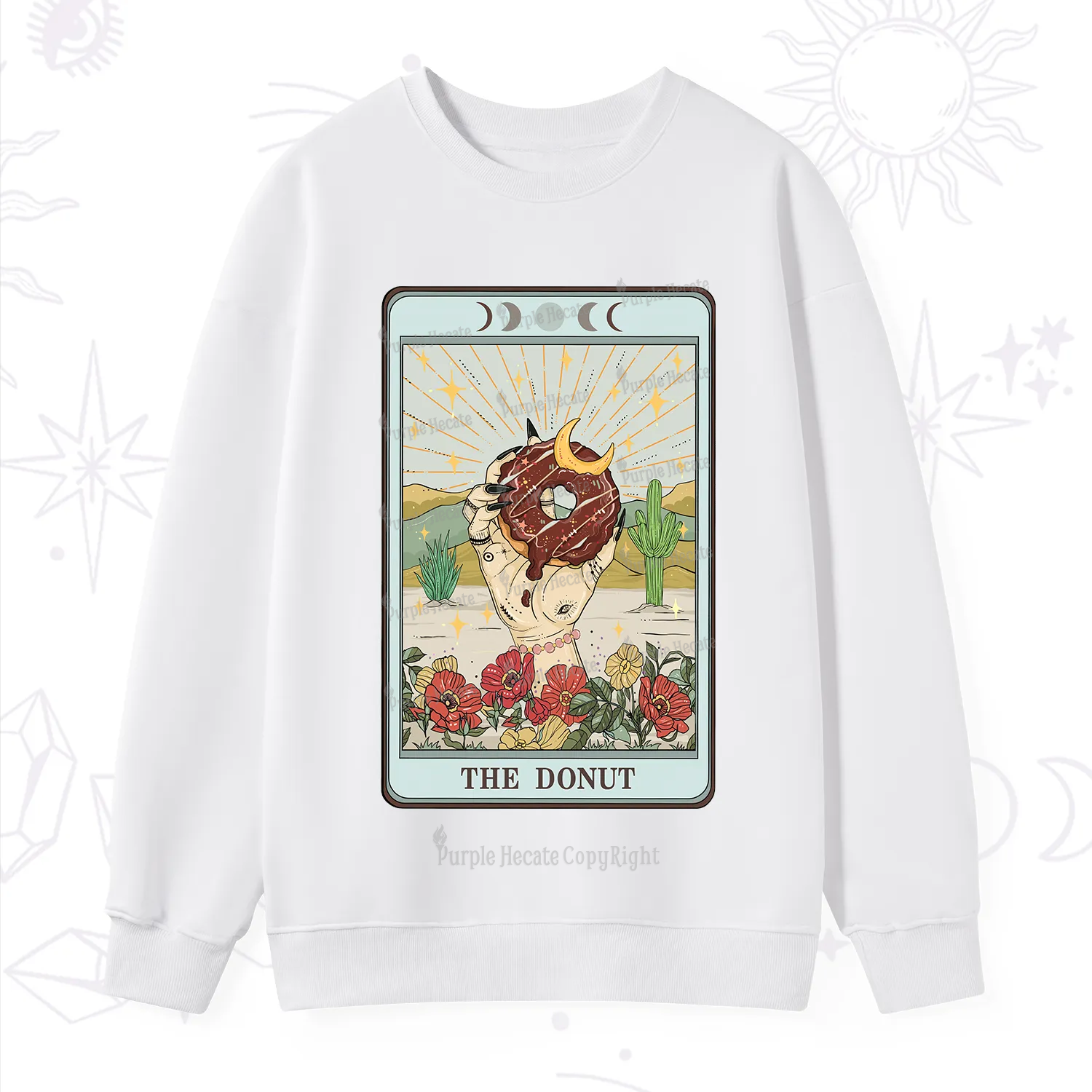 Purplehecate The Donut Tarot Sweatshirt