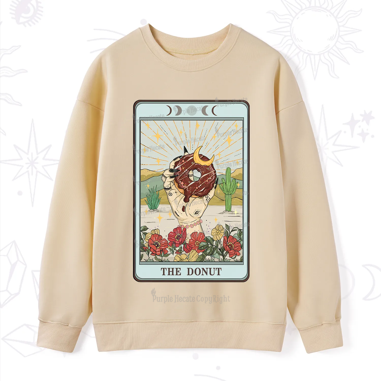Purplehecate The Donut Tarot Sweatshirt