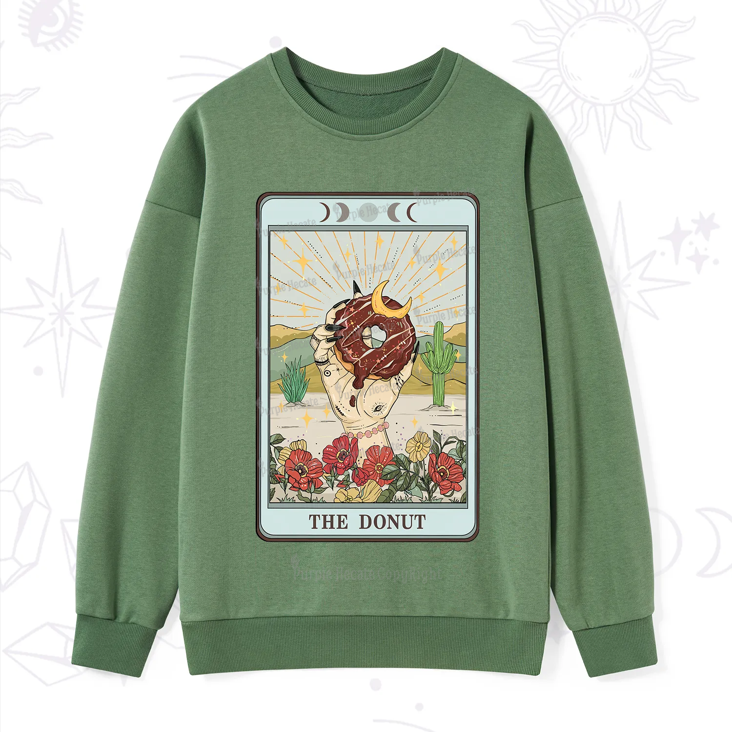 Purplehecate The Donut Tarot Sweatshirt