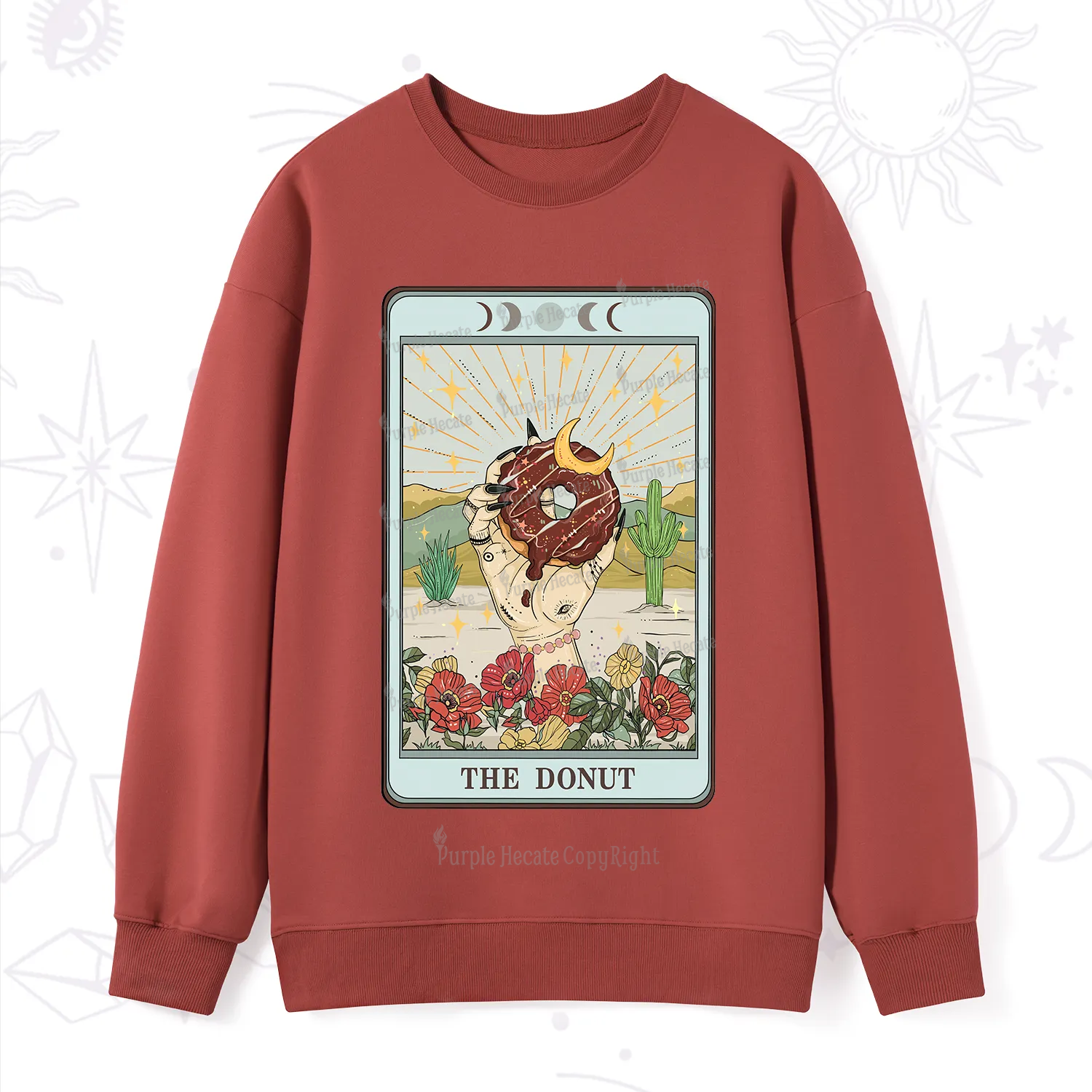 Purplehecate The Donut Tarot Sweatshirt