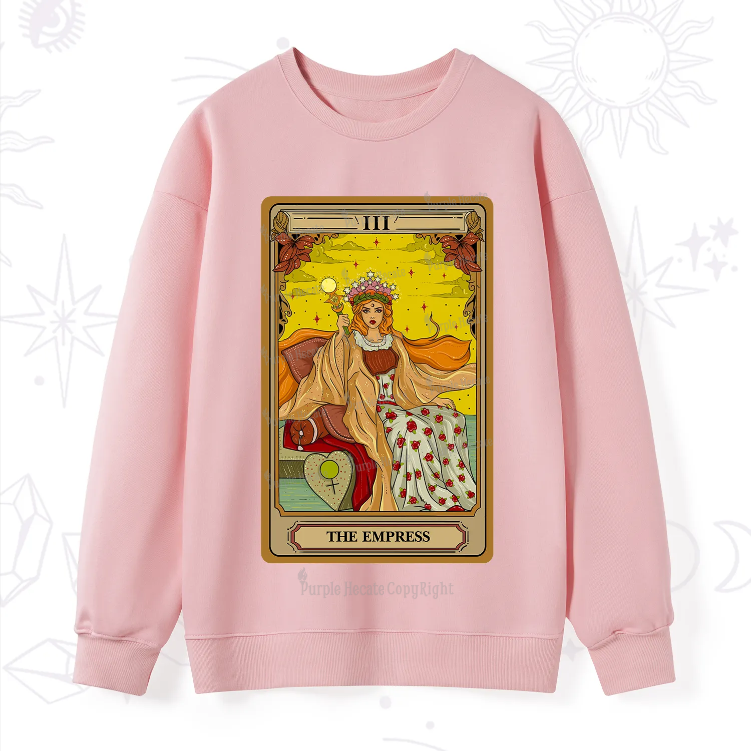 Purplehecate The Empress Tarot Sweatshirt