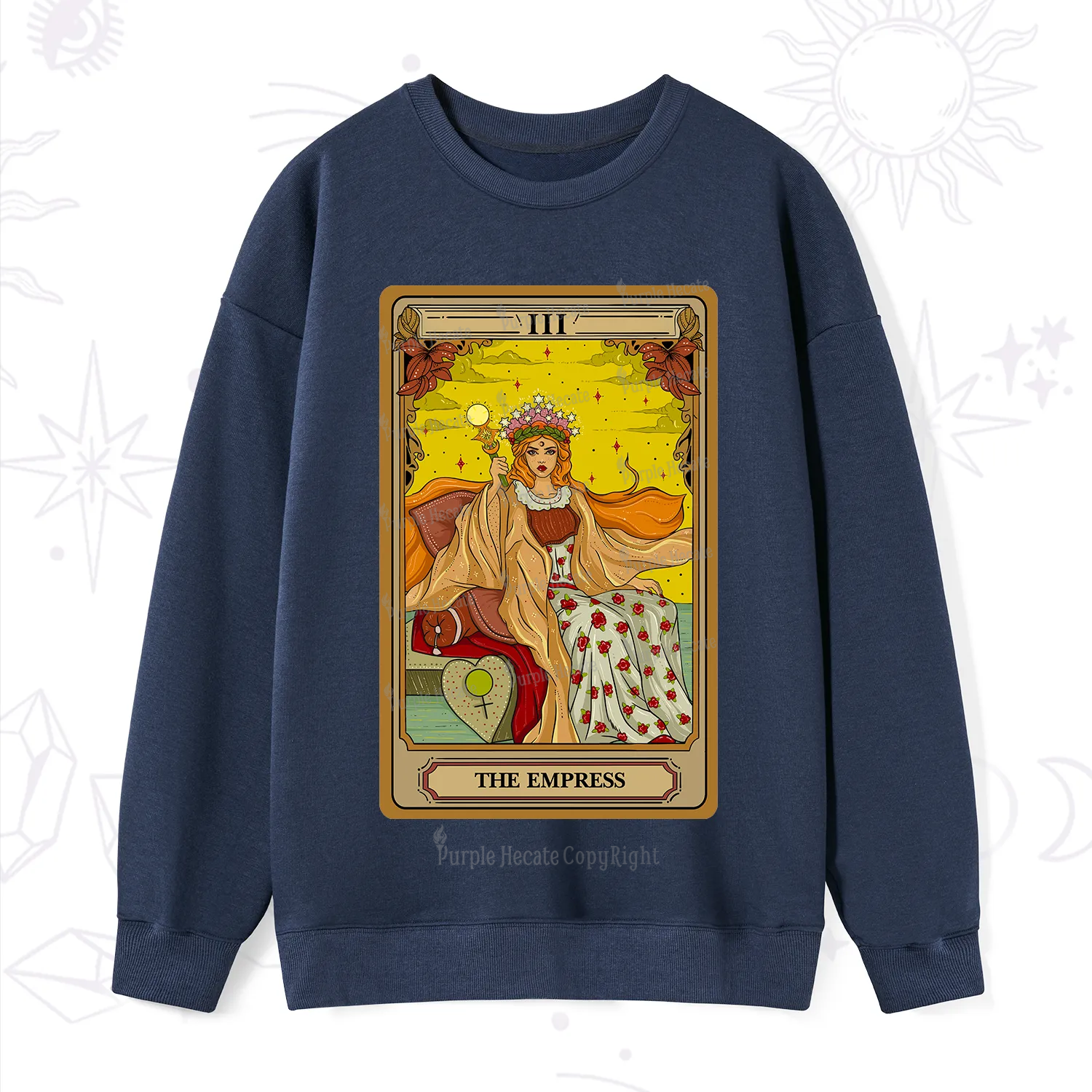 Purplehecate The Empress Tarot Sweatshirt