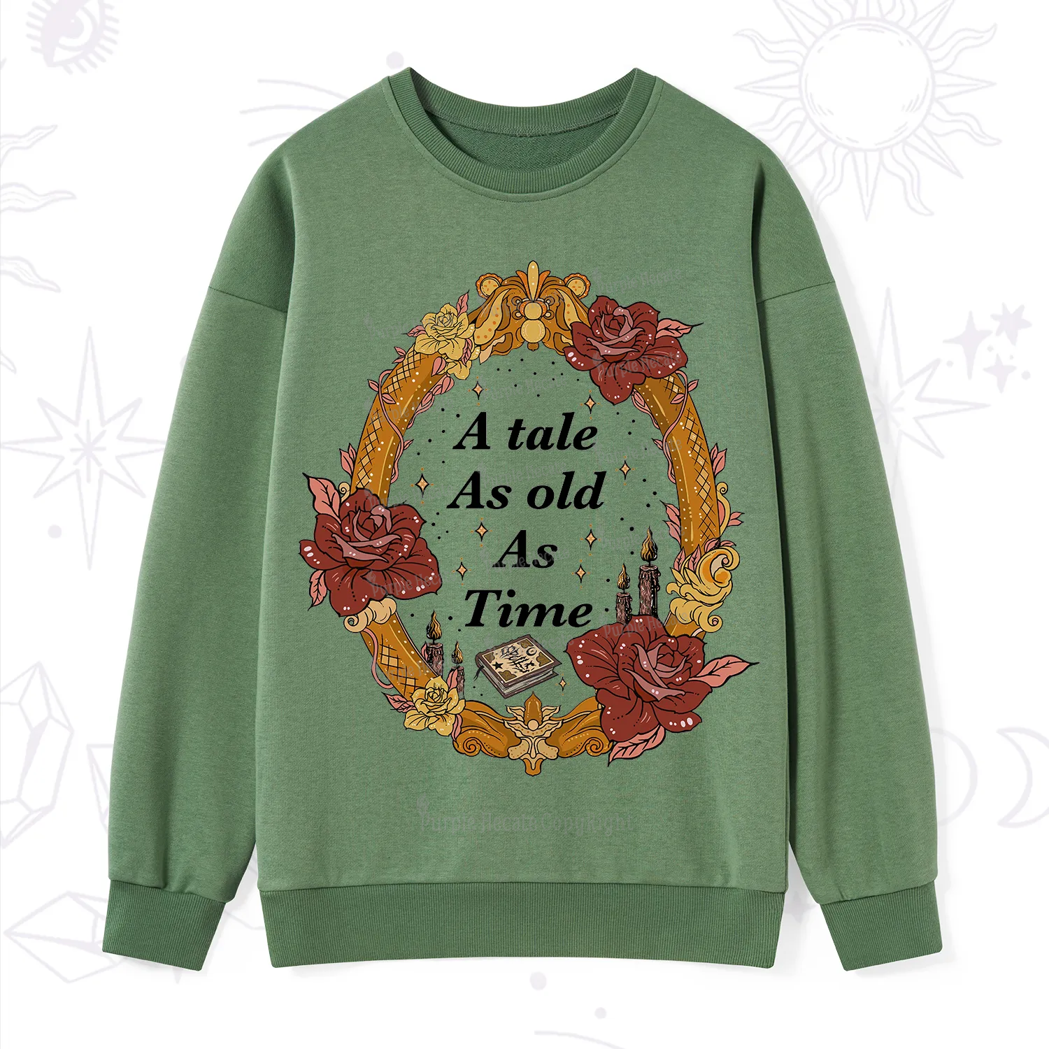 Purplehecate A Tale As Old As Time Sweatshirt