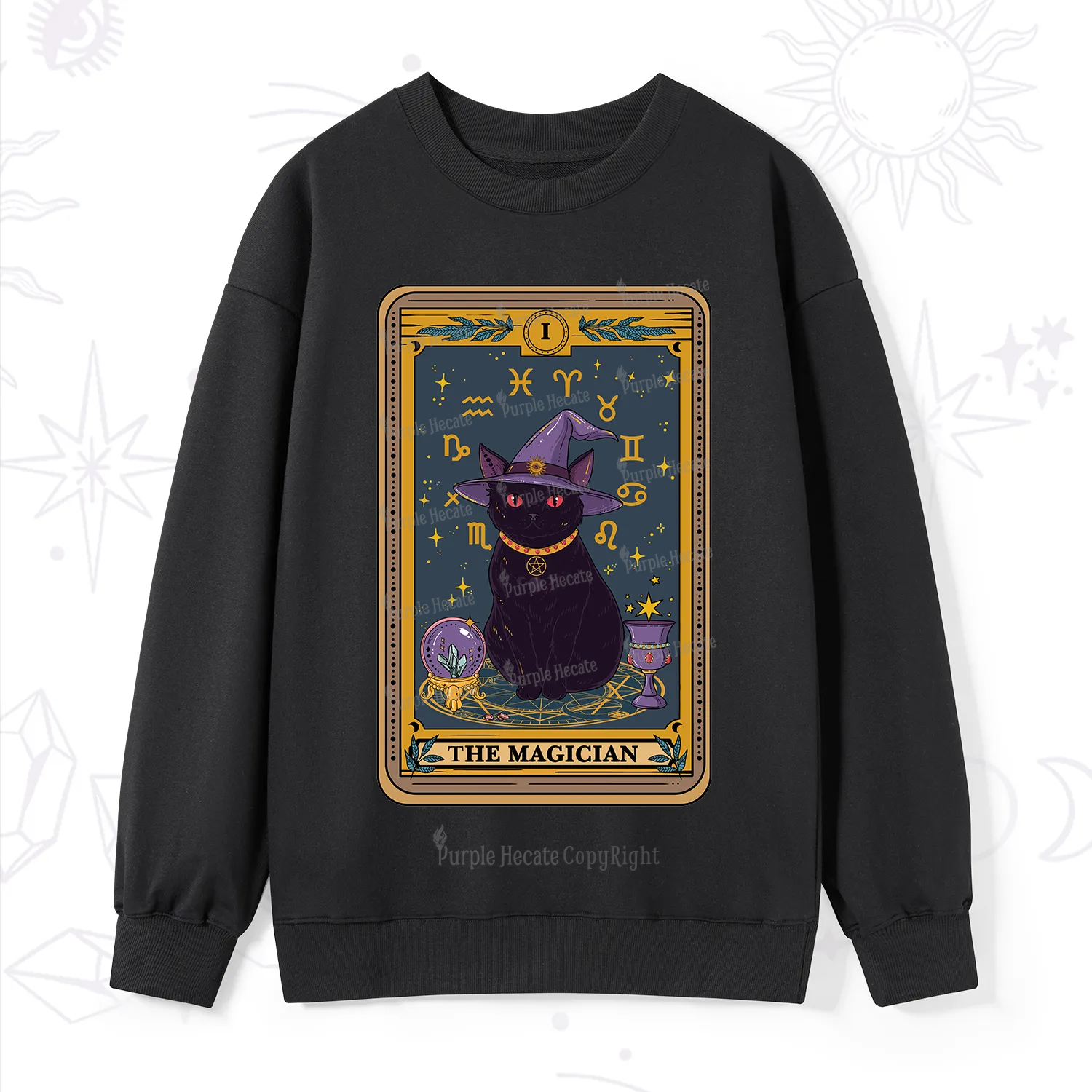 Purplehecate The Magician Tarot Sweatshirt