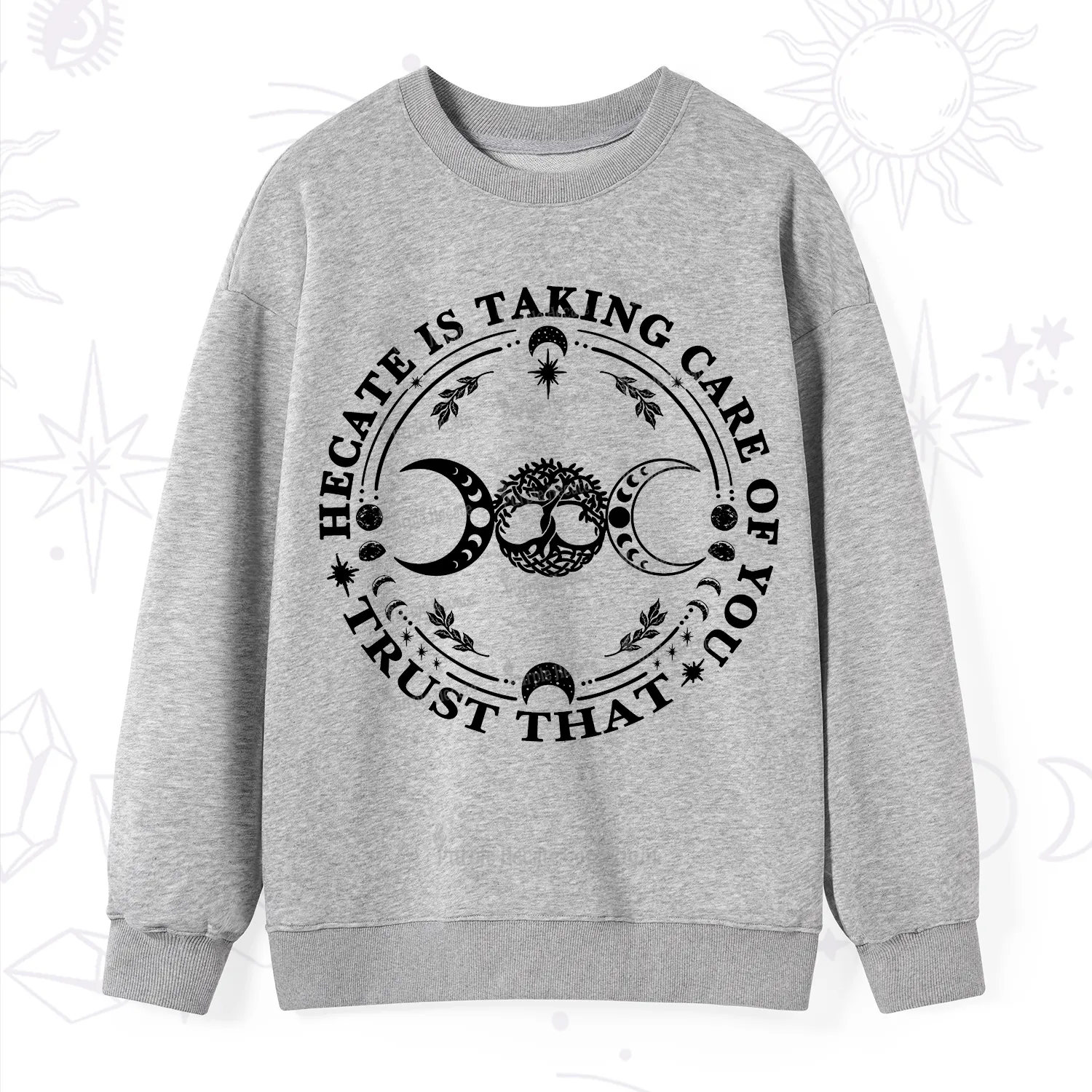 Purplehecate Hecate Is Taking Care Of You Sweatshirt