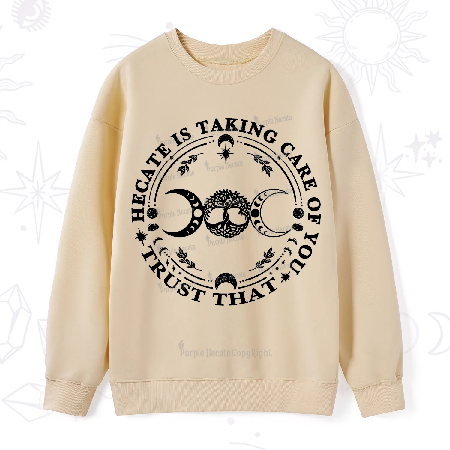 Purplehecate Hecate Is Taking Care Of You Sweatshirt