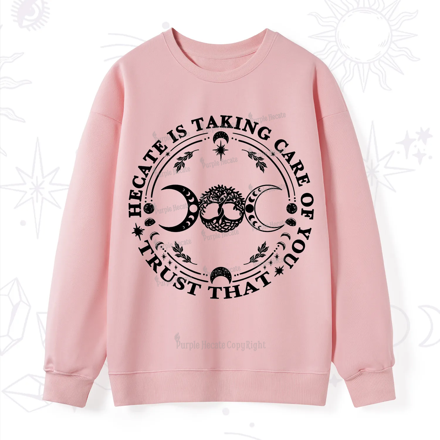 Purplehecate Hecate Is Taking Care Of You Sweatshirt