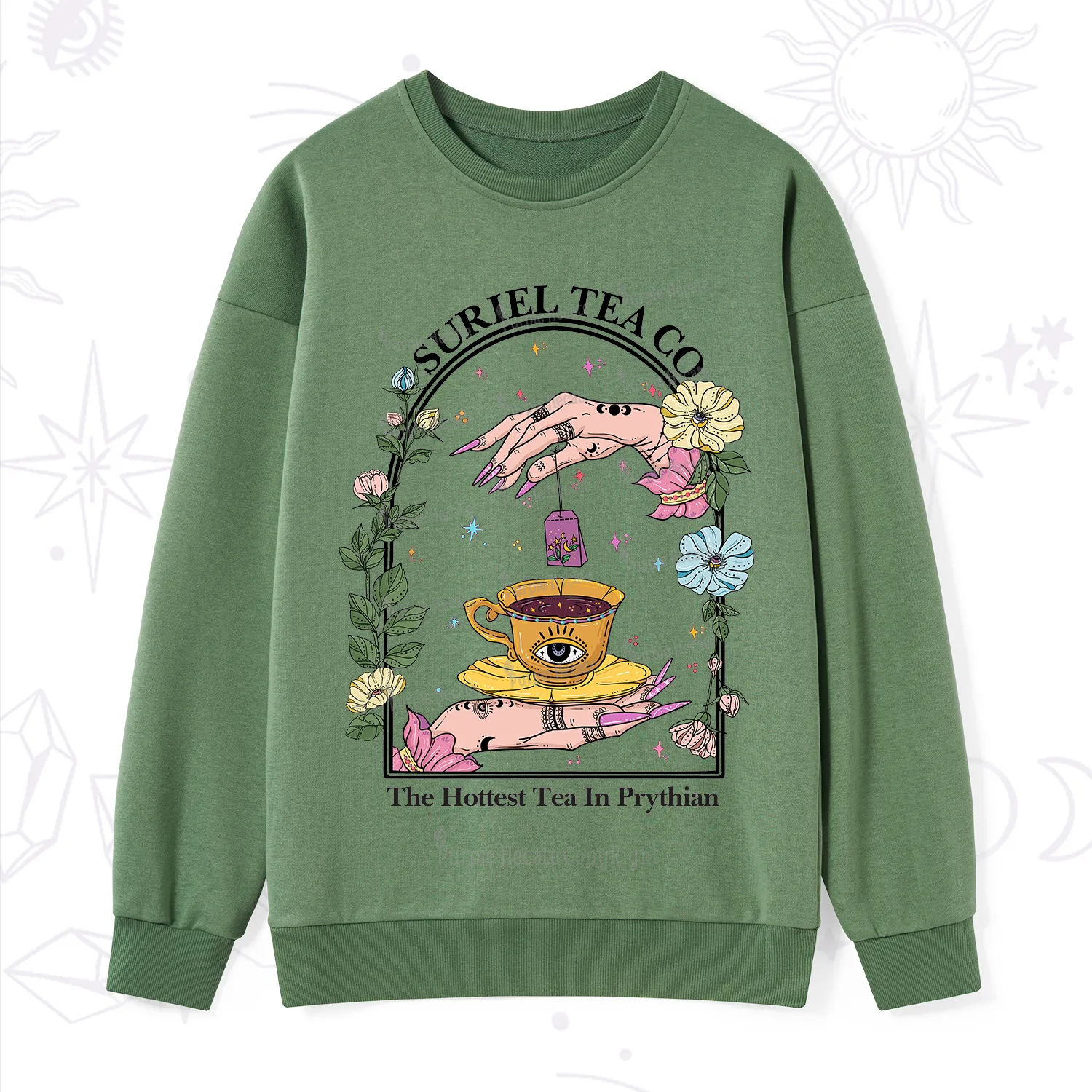 Purplehecate The Hottest Tea in Prythian Sweatshirt