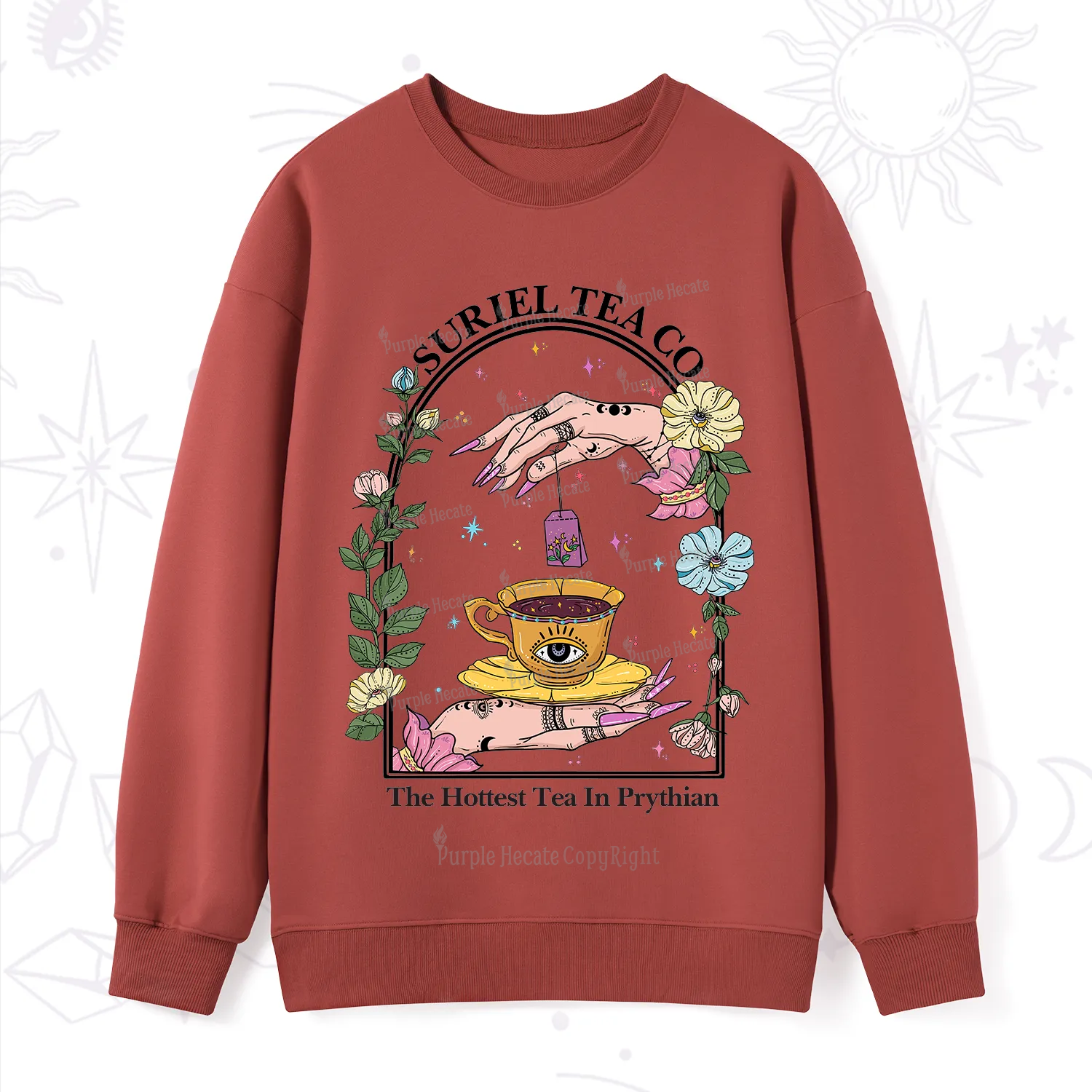 Purplehecate The Hottest Tea in Prythian Sweatshirt