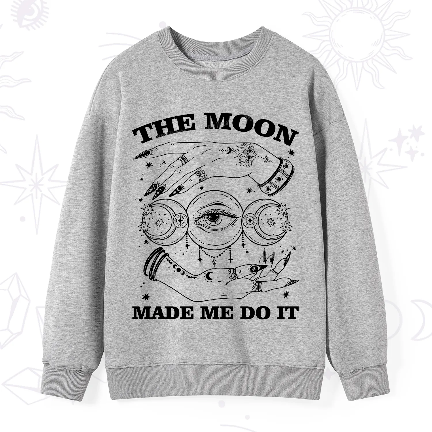 Purplehecate Funny The Moon Made Me Do It Sweatshirt