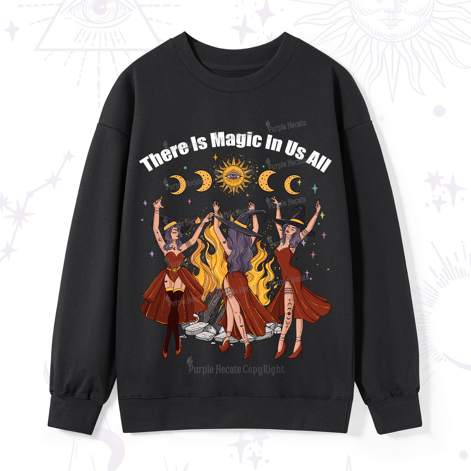 Purplehecate There Is Magic In Us All Sweatshirt