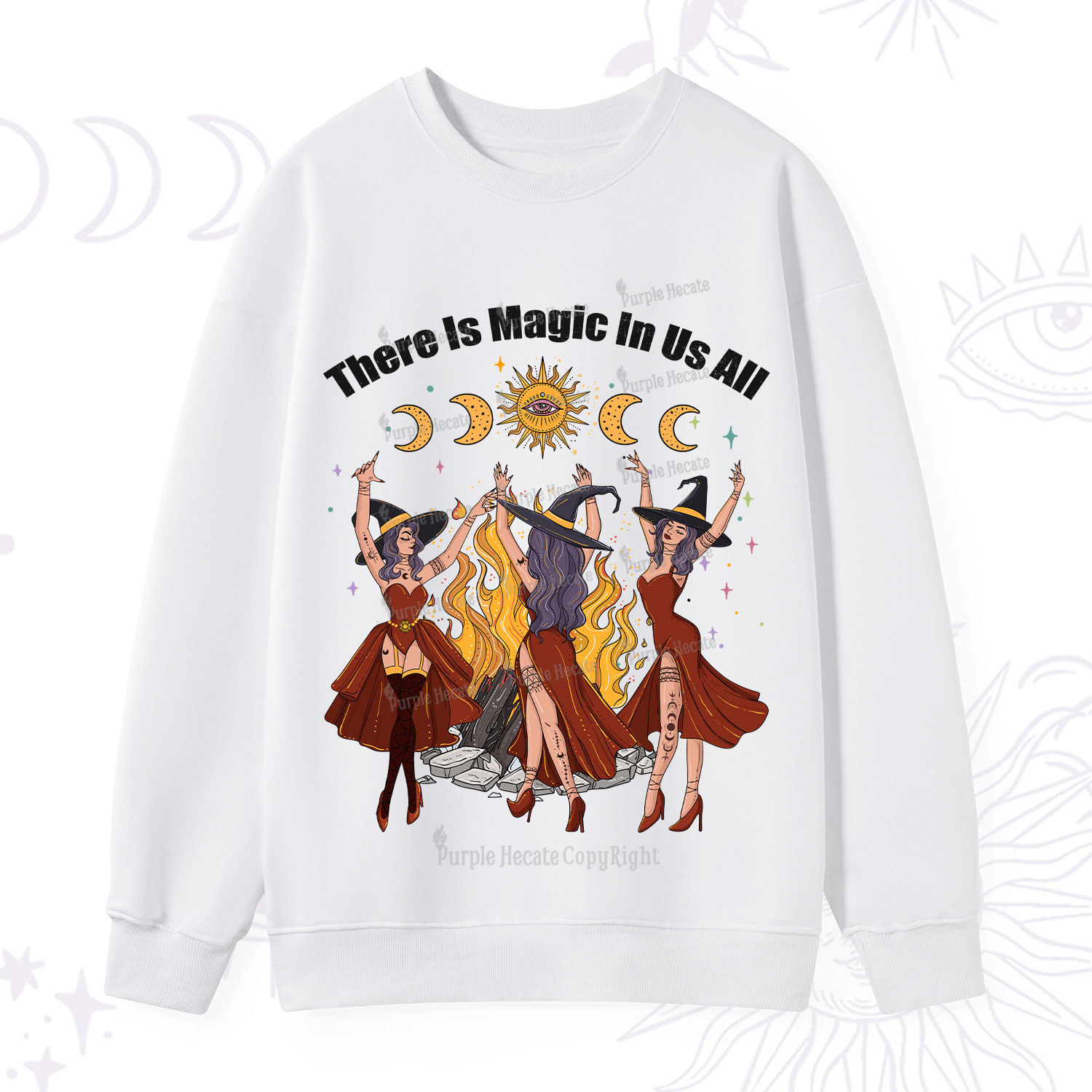 Purplehecate There Is Magic In Us All Sweatshirt