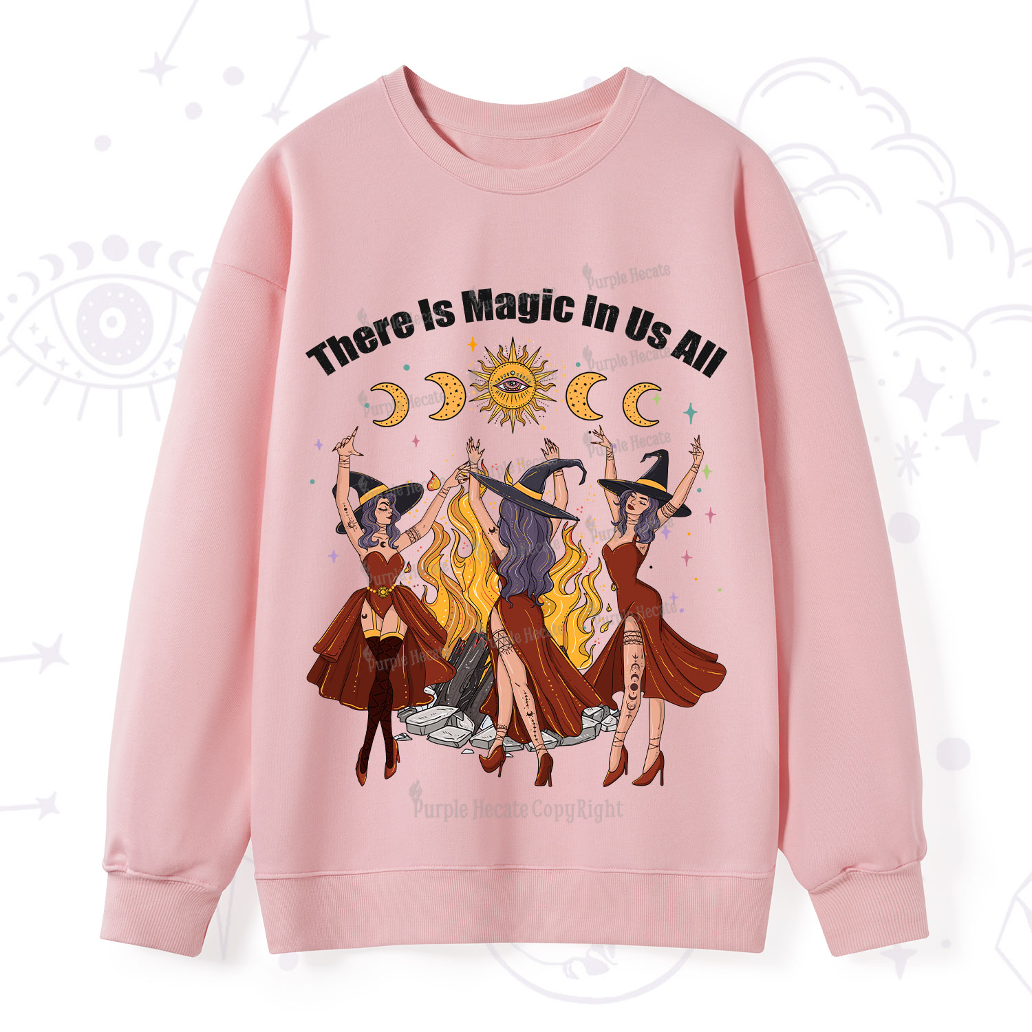 Purplehecate There Is Magic In Us All Sweatshirt
