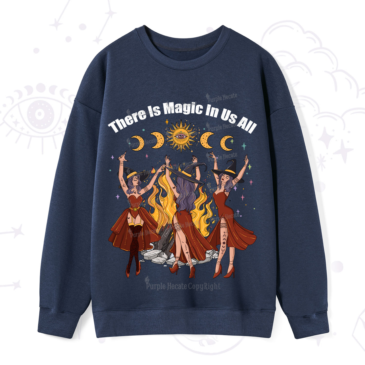 Purplehecate There Is Magic In Us All Sweatshirt