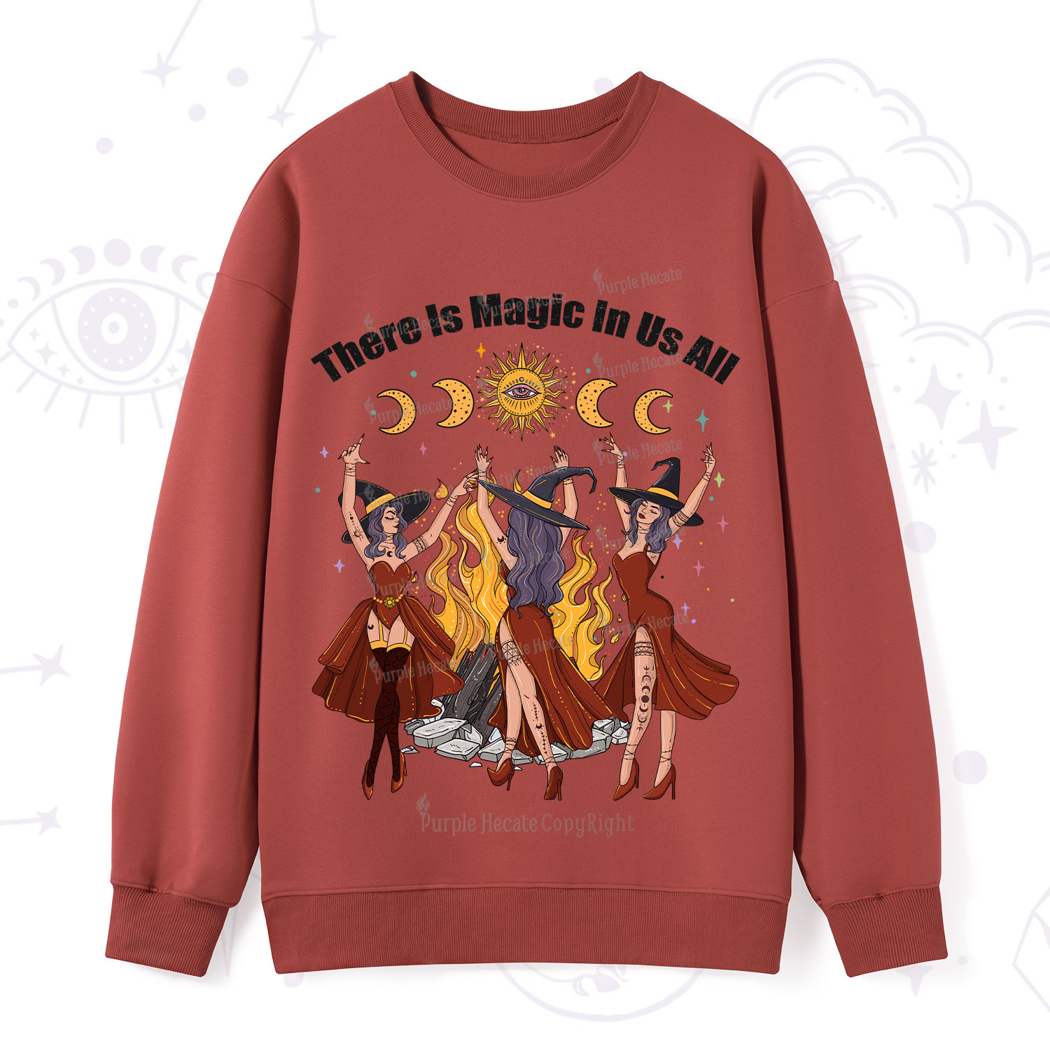 Purplehecate There Is Magic In Us All Sweatshirt