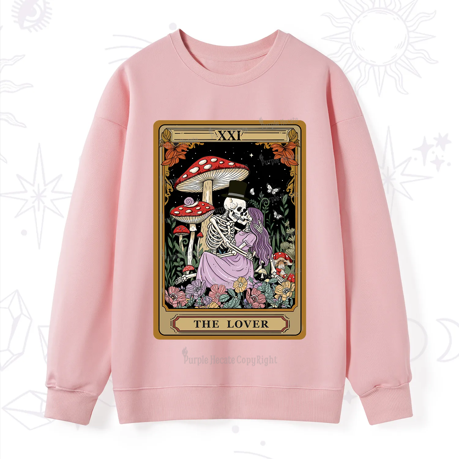 Purplehecate The Vintage Lover Tarot Sweatshirt