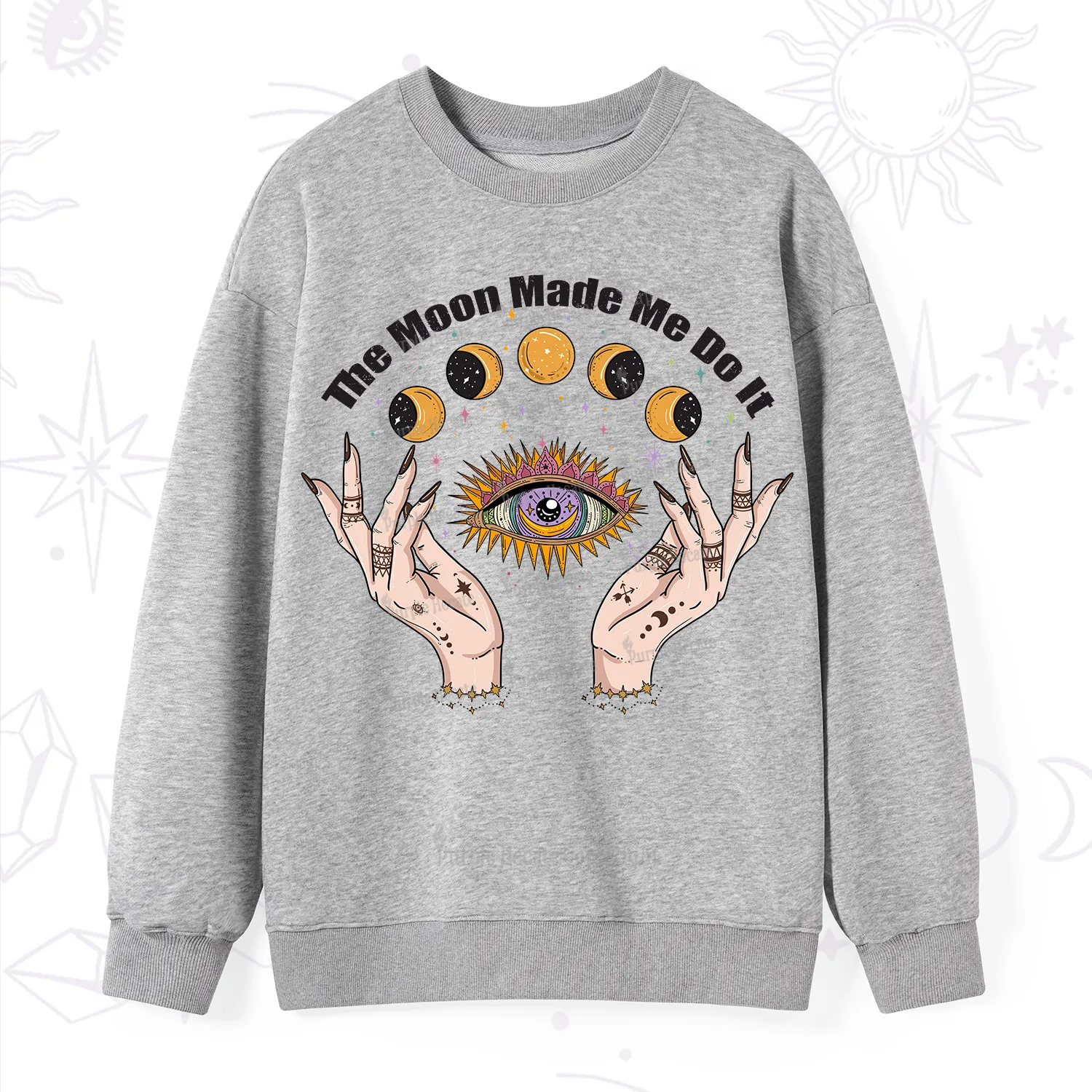Purplehecate The Moon Made Me Do It Sweatshirt