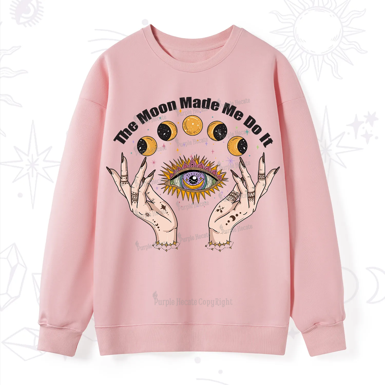 Purplehecate The Moon Made Me Do It Sweatshirt