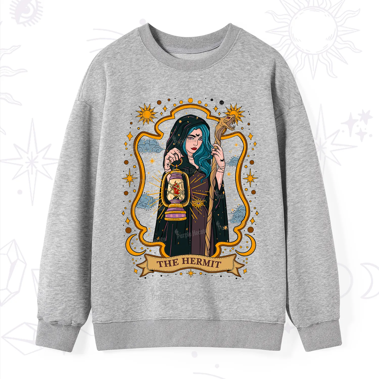 Purplehecate The Hermit Goddess Sweatshirt