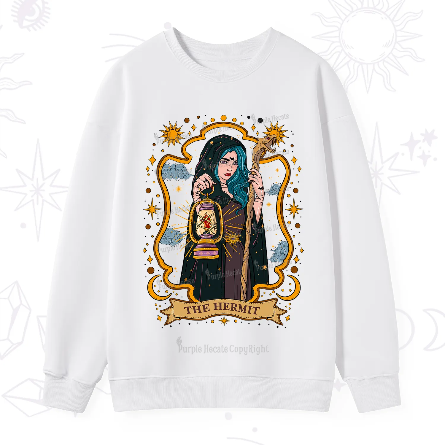 Purplehecate The Hermit Goddess Sweatshirt