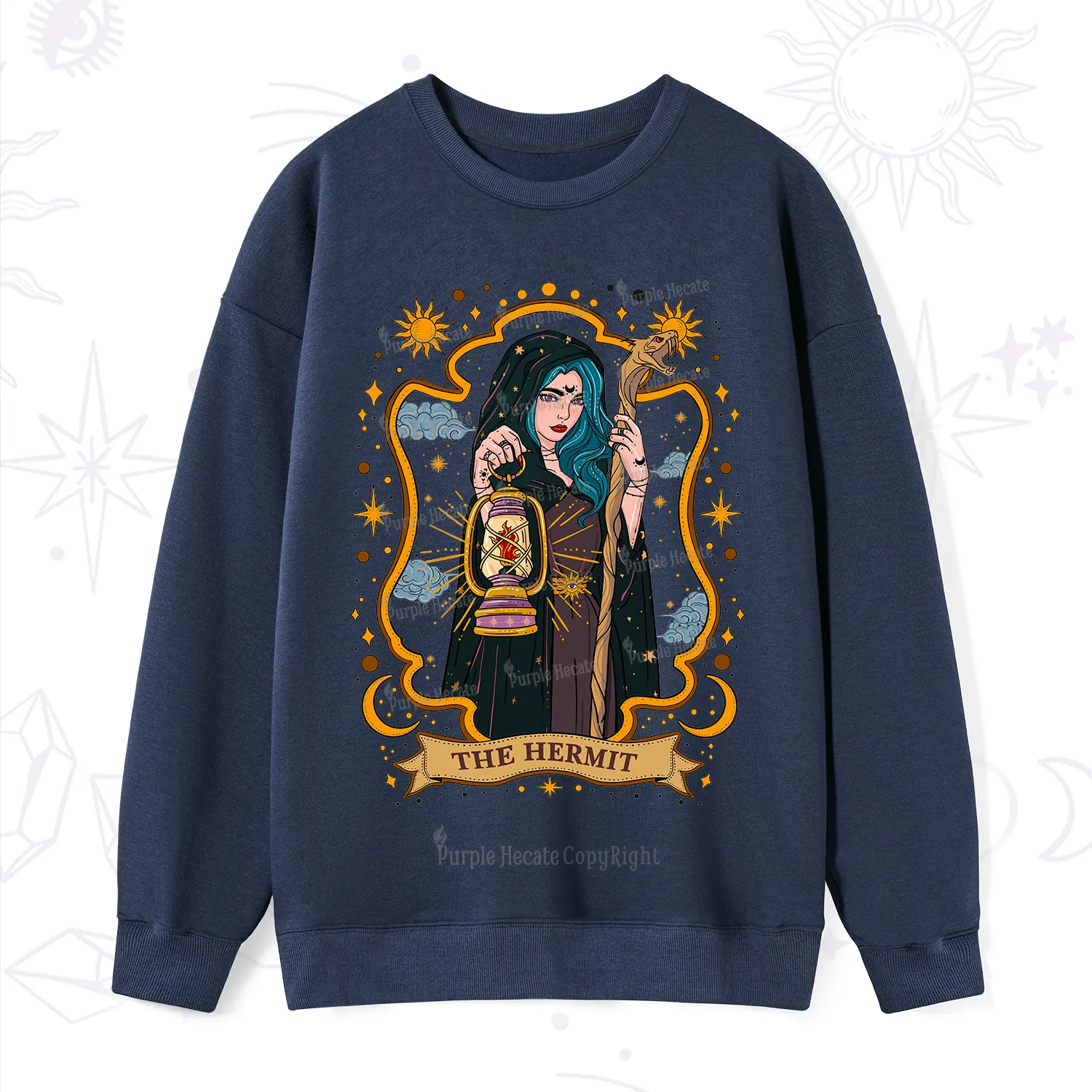 Purplehecate The Hermit Goddess Sweatshirt